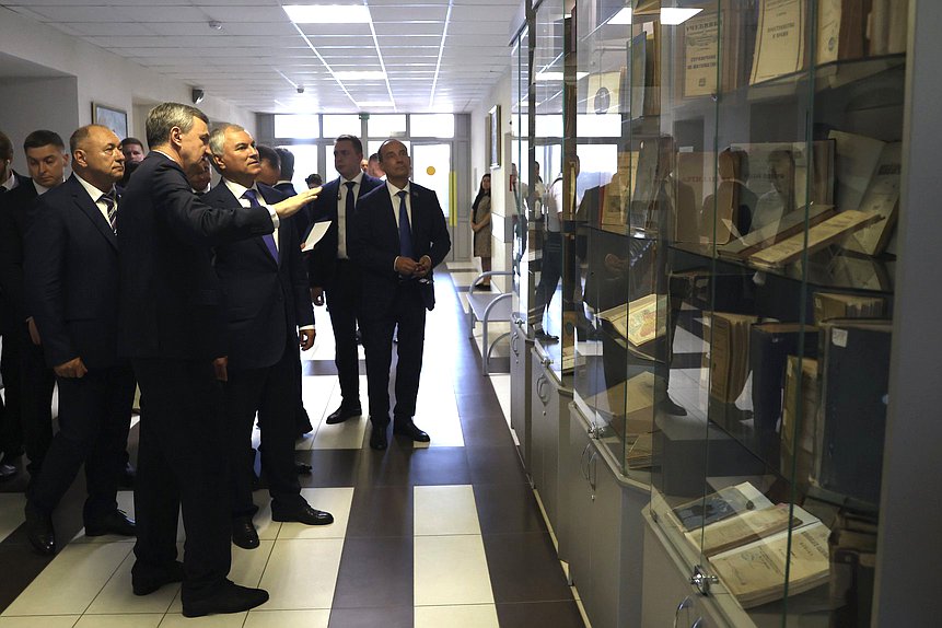 Председатель ГД Вячеслав Володин посетил Кубанский государственный университет