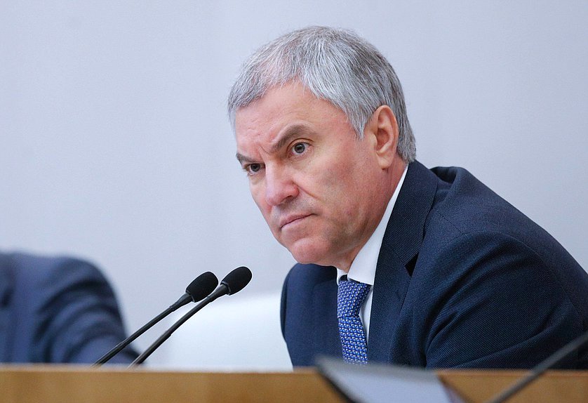 Председатель Государственной Думы Вячеслав Володин