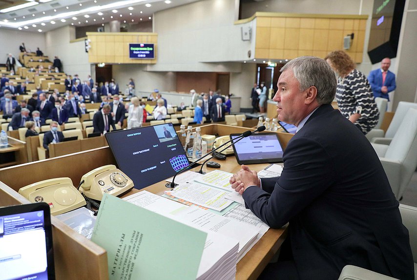 Председатель Государственной Думы Вячеслав Володин