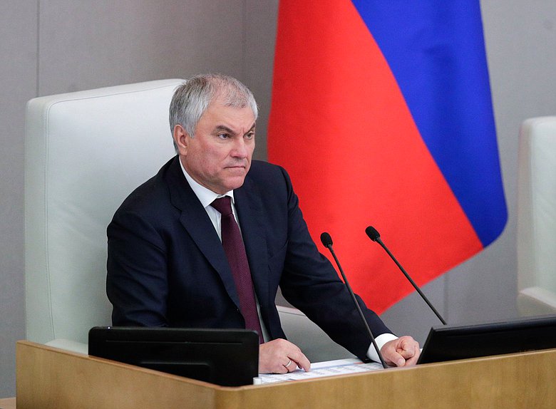 Председатель Государственной Думы Вячеслав Володин