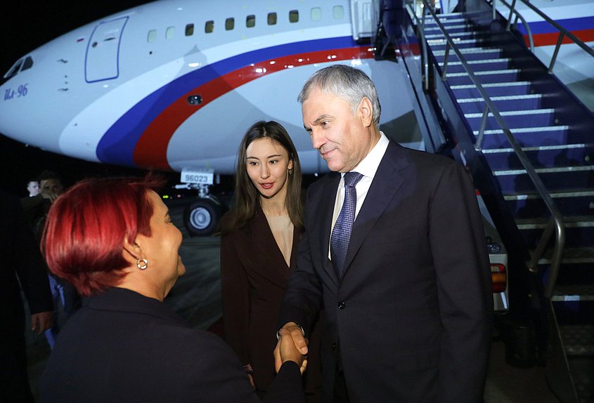 Chairman of the State Duma Vyacheslav Volodin arrived in the Bolivarian Republic of Venezuela to pay a working visit