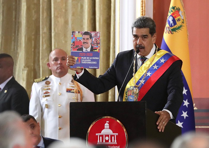 President-elect of the Bolivarian Republic of Venezuela Nicolás Maduro