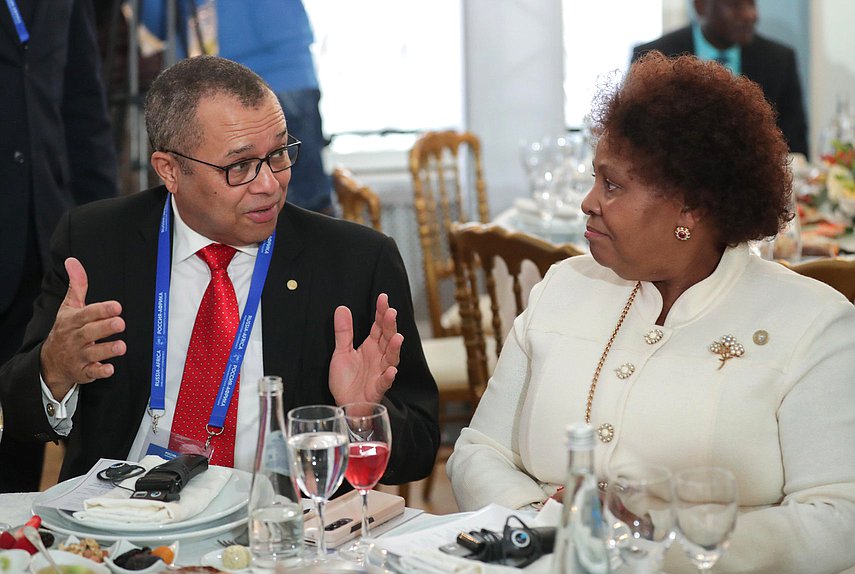 Business breakfast with participation of representatives of business community at the Second International Parliamentary Conference “Russia-Africa”