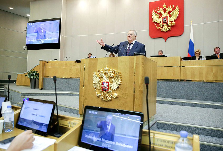 Руководитель фракции ЛДПР Владимир Жириновский