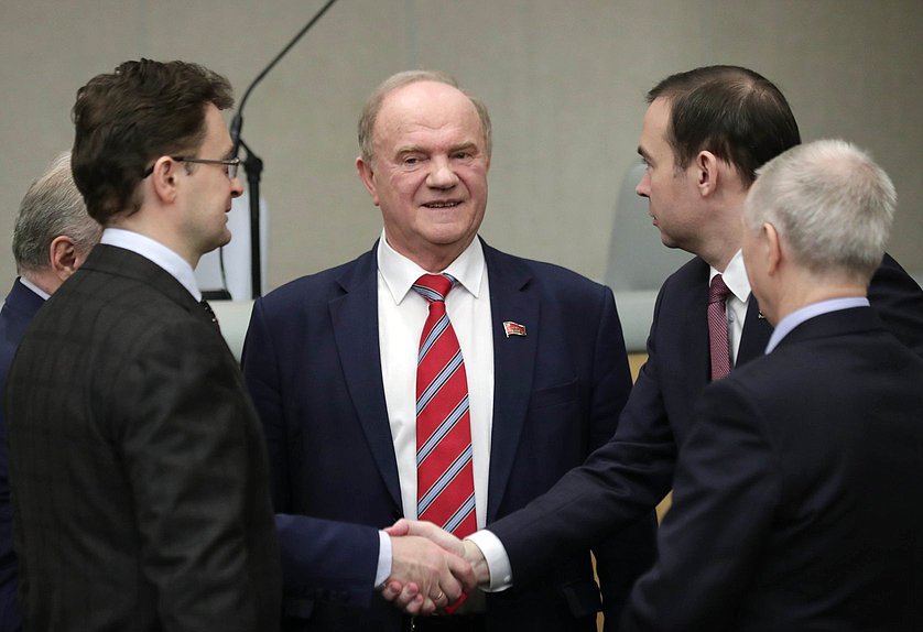 Руководитель фракции КПРФ Геннадий Зюганов