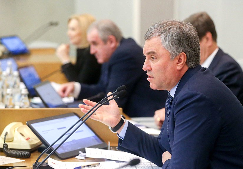 Председатель Государственной Думы Вячеслав Володин