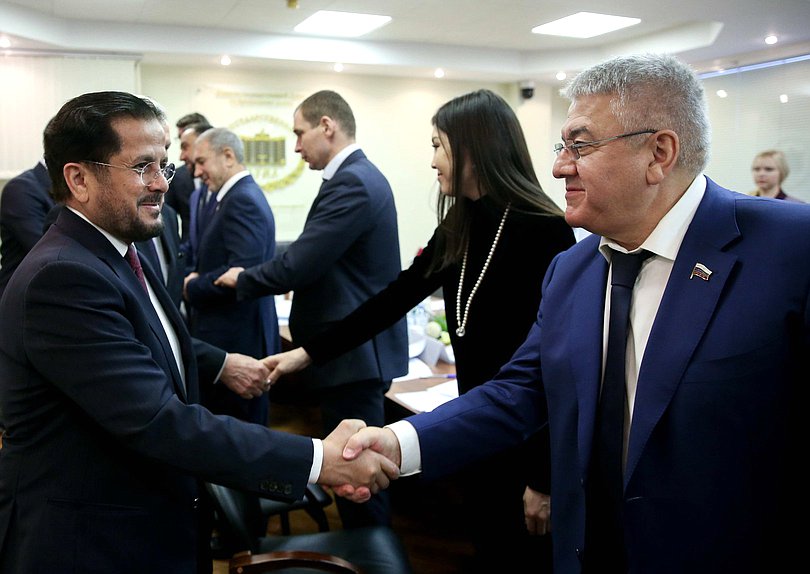 Встреча депутатской группы по связям с парламентом ОАЭ