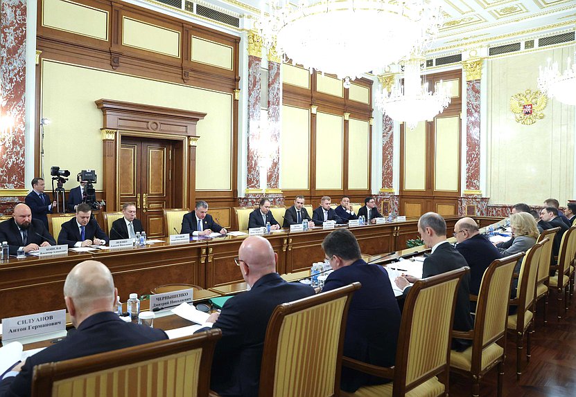 Встреча Председателя Правительства РФ Михаила Мишустина с членами фракции ЛДПР