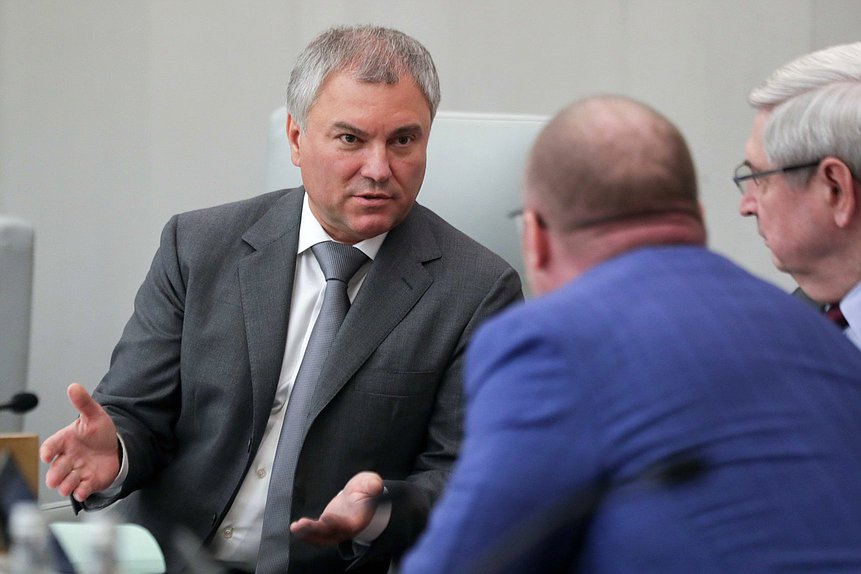 Председатель Государственной Думы Вячеслав Володин