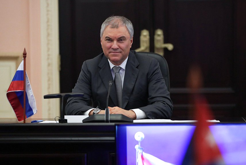 El Jefe de la Duma Estatal Vyacheslav Volodin