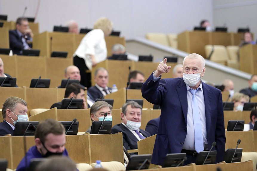 Руководитель фракции ЛДПР Владимир Жириновский