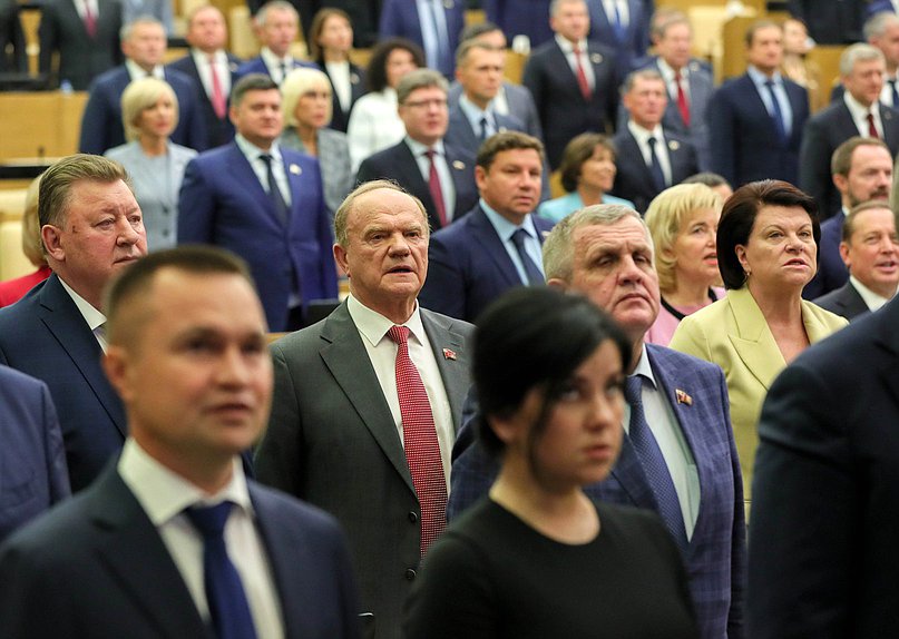 Руководитель фракции КПРФ Геннадий Зюганов