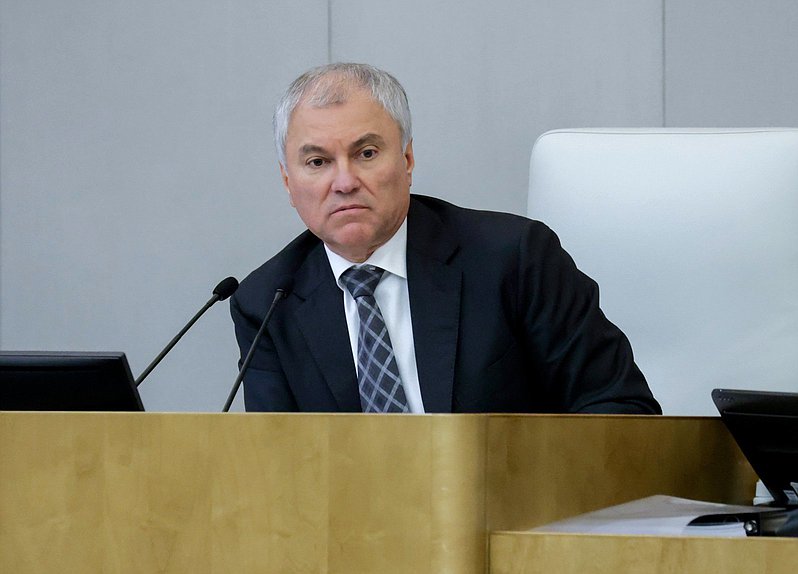 Председатель Государственной Думы Вячеслав Володин