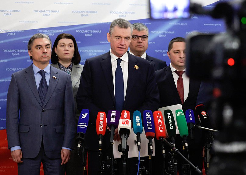 Руководитель фракции ЛДПР Леонид Слуцкий