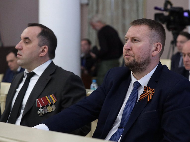 Председатель Народного Совета ЛНР Денис Мирошниченко