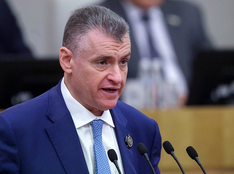 Руководитель фракции ЛДПР Леонид Слуцкий