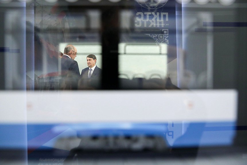 Открытие выставки «Трамвай и троллейбус в Российской Федерации»