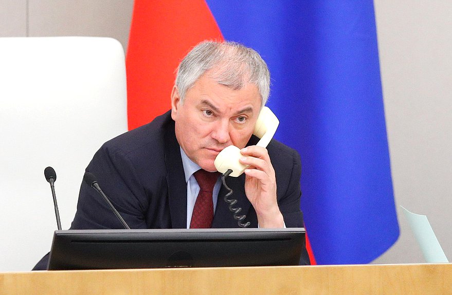 Председатель Государственной Думы Вячеслав Володин