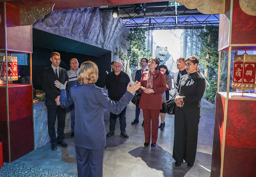 Международная конференция «Роль взаимодействия фракций политических партий и блоков в межпарламентском сотрудничестве стран СНГ». Посещение Национального центра "Россия"