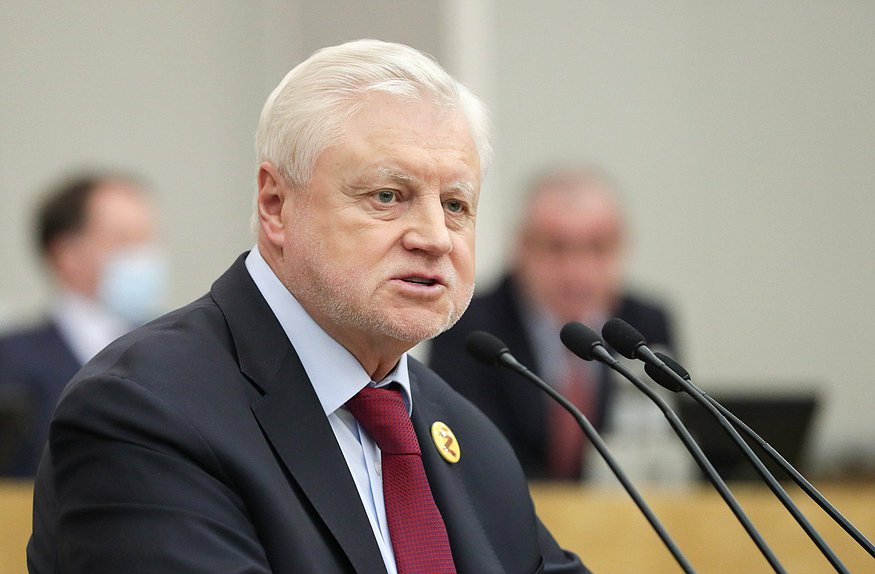 Руководитель фракции «Справедливая Россия — За правду» Сергей Миронов