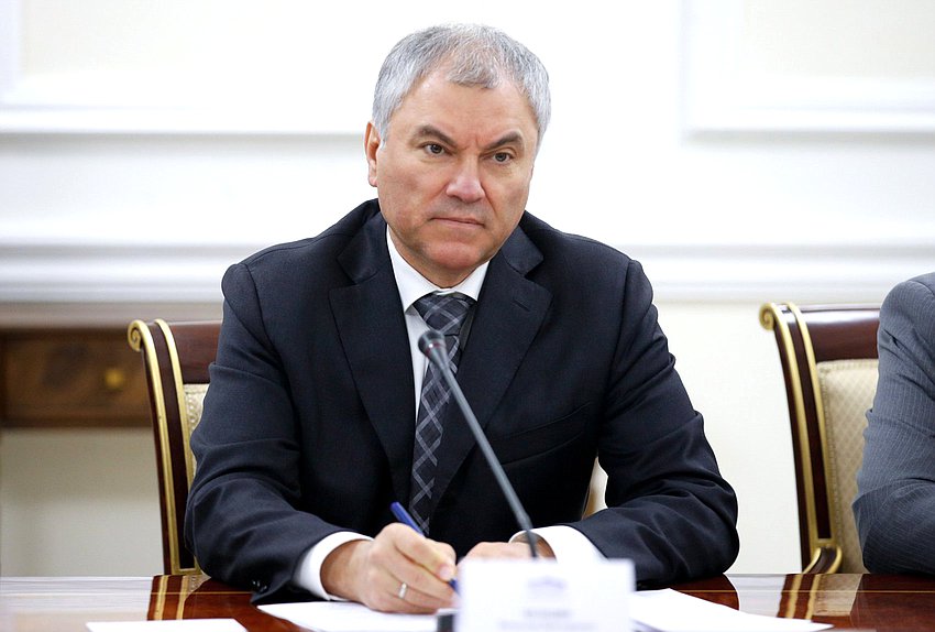 Председатель Государственной Думы Вячеслав Володин