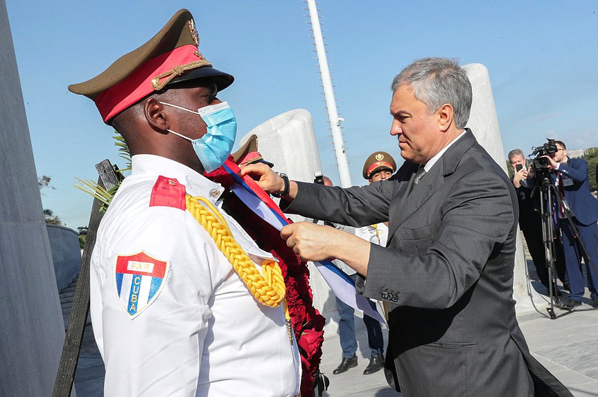 El Jefe de la Duma Estatal Vyacheslav Volodin