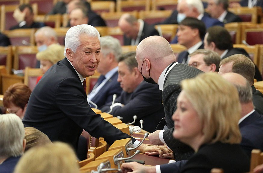 Встреча Президента РФ Владимира Путина с членами Совета законодателей при Федеральном собрании РФ