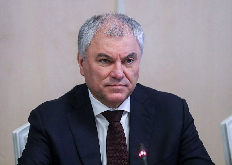 Chairman of the State Duma Vyacheslav Volodin