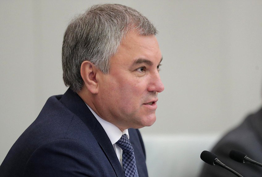 Председатель Государственной Думы Вячеслав Володин