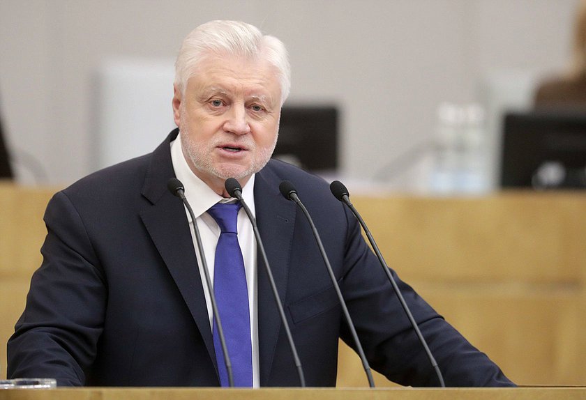 Руководитель фракции «Справедливая Россия» Сергей Миронов