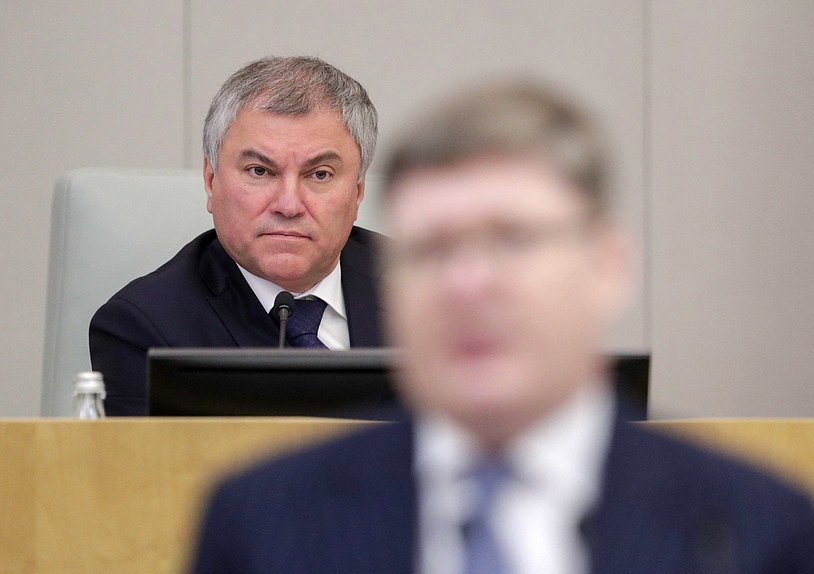 Председатель Государственной Думы Вячеслав Володин