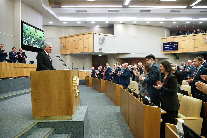 Президент Республики Куба Мигель Диас-Канель Бермудес