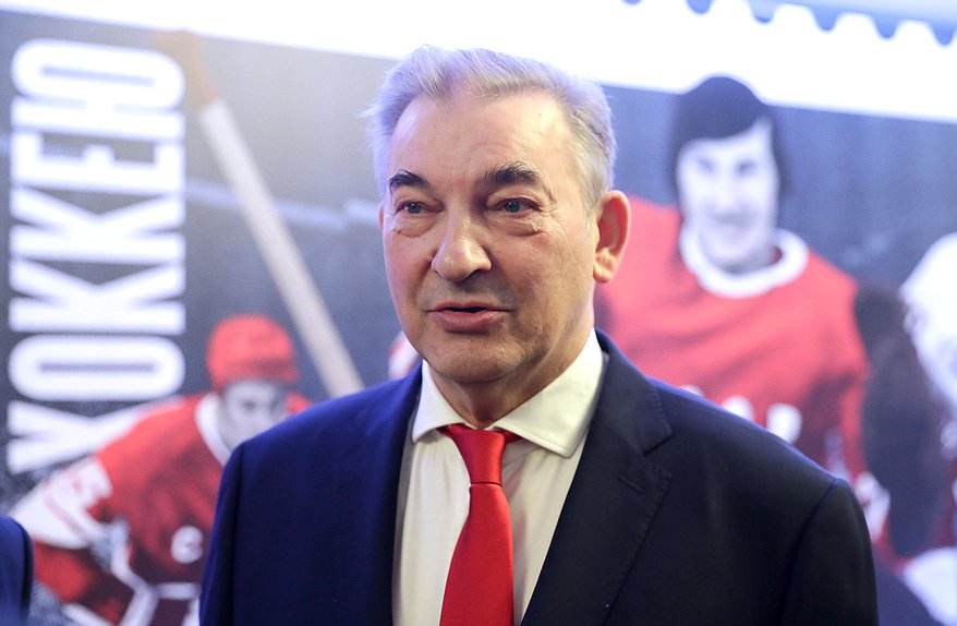 Член Комитета по физической культуре и спорту Владислав Третьяк