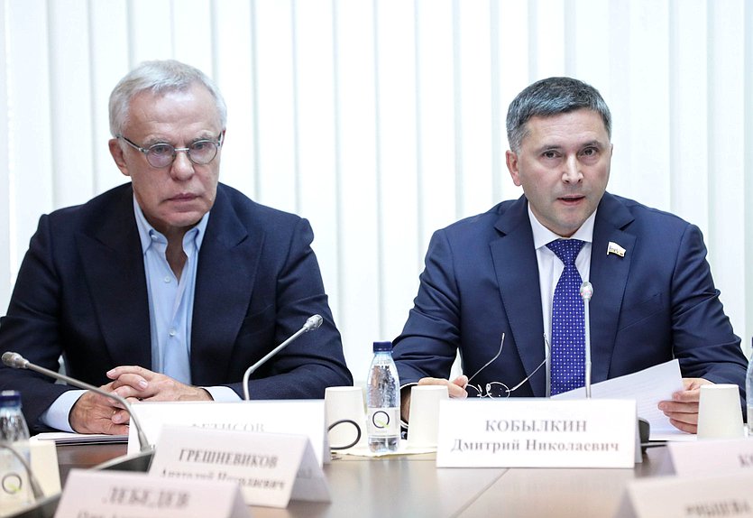 Председатель Комитета по экологии, природным ресурсам и охране окружающей среды Дмитрий Кобылкин и Первый заместитель Председателя Комитета Вячеслав Фетисов