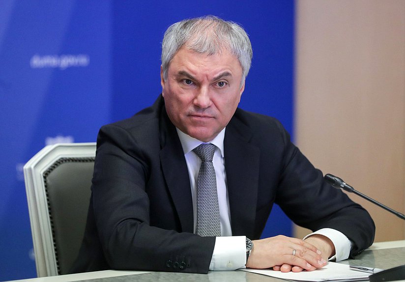 Chairman of the State Duma Vyacheslav Volodin