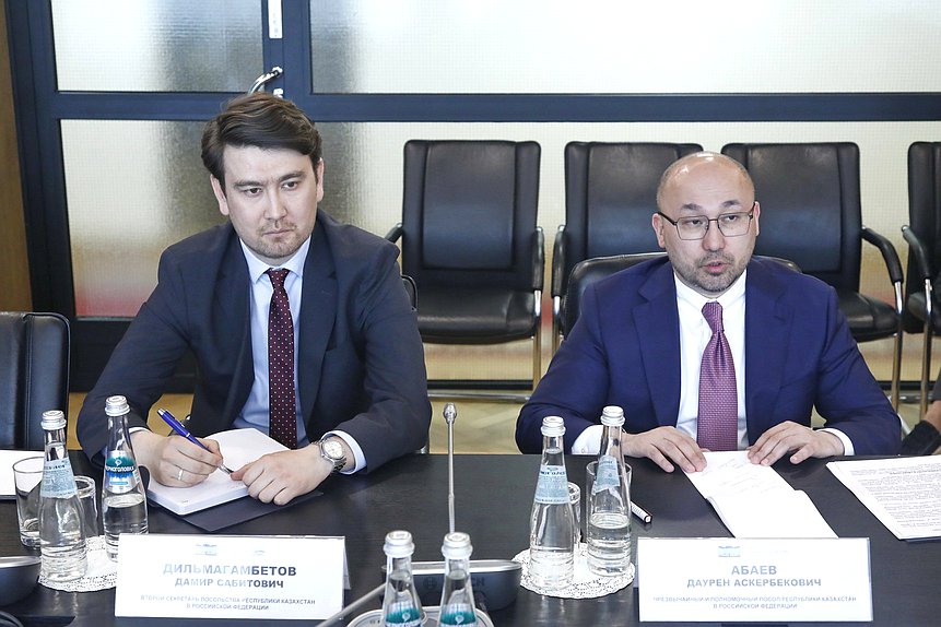 Встреча Председателя Комитета по физической культуре и спорту Олега Матыцина с делегацией посольства республики Казахстан