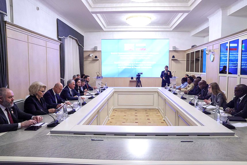 Встреча Председателя Государственной Думы Вячеслава Володина с Председателем Национальной Ассамблеи Республики Бурунди Желазом Даниэлем Ндабирабе