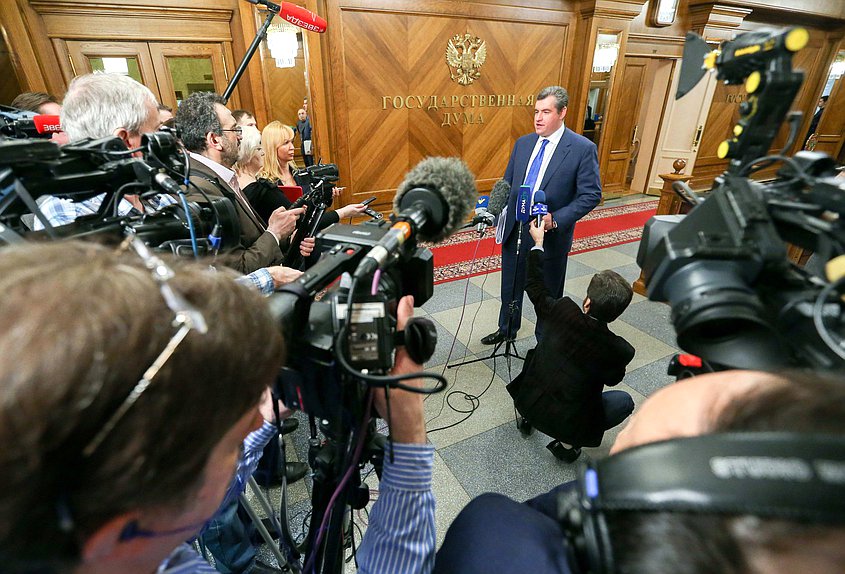 Chairman of the Committee on International Affairs Leonid Slutskiy