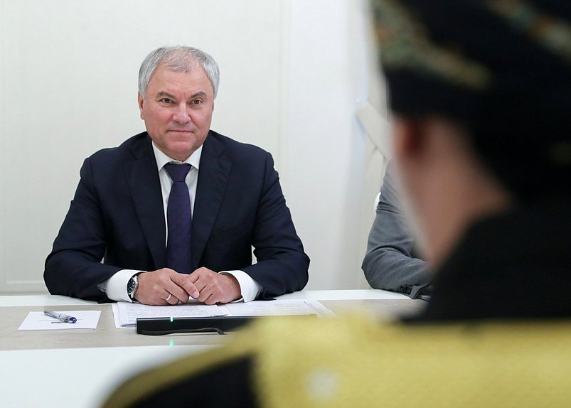 Chairman of the State Duma Vyacheslav Volodin