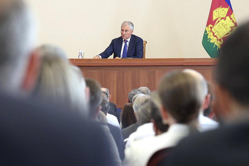 Председатель Государственной Думы Вячеслав Володин