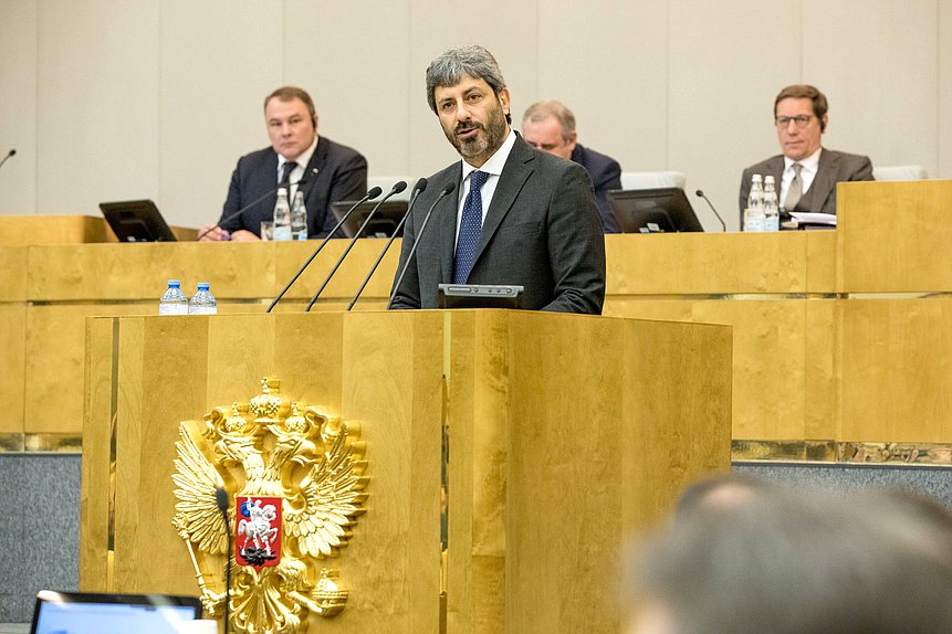 President of the Chamber of Deputies of the Parliament of Italy Roberto Fico