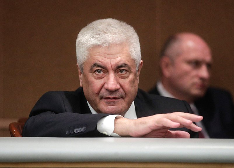 Министр внутренних дел РФ Владимир Колокольцев