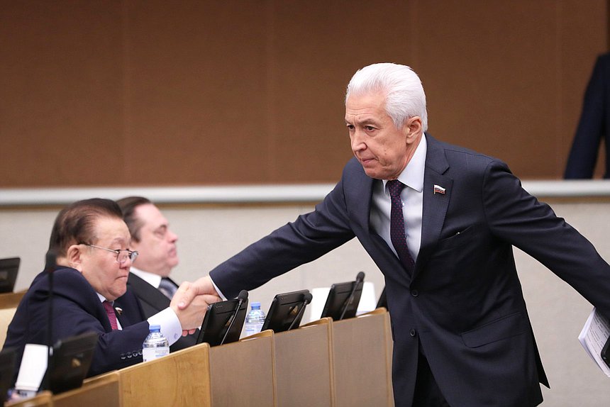 Руководитель фракции «Единая Россия» Владимир Васильев