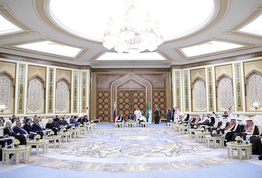 Meeting of Chairman of the State Duma Vyacheslav Volodin and Chairman of the Consultative Assembly of the Kingdom of Saudi Arabia Abdullah Al ash-Sheikh