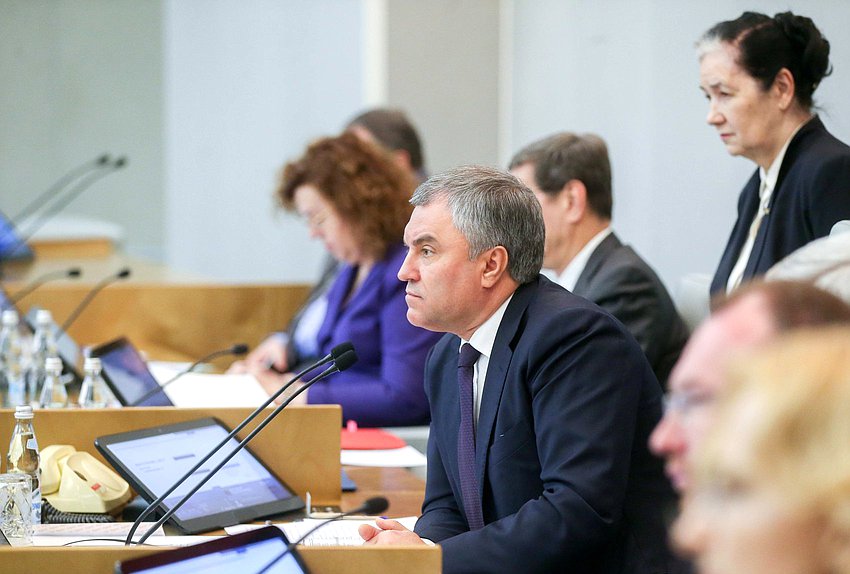 Председатель Государственной Думы Вячеслав Володин
