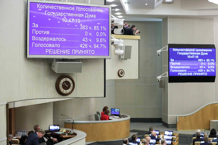 Пленарное заседание (11.03.2020)