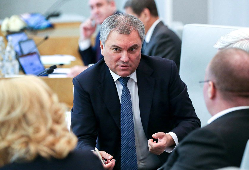 Председатель Государственной Думы Вячеслав Володин