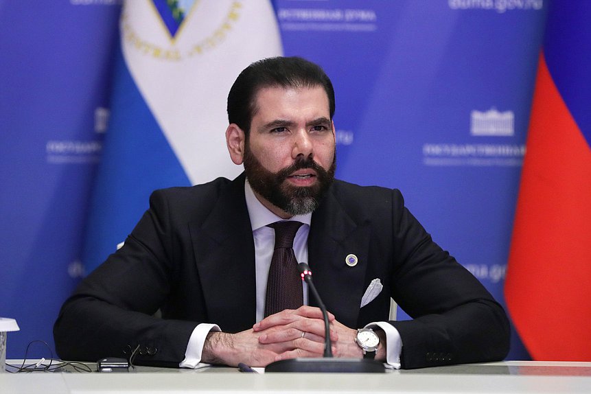 El Representante Especial del Presidente de la República de Nicaragua para el Desarrollo de las Relaciones con Rusia Laureano Facundo Ortega Murillo