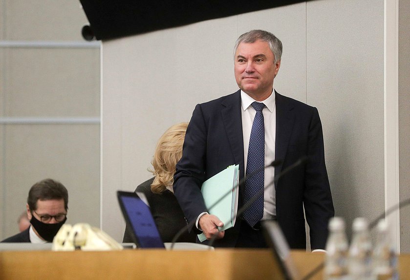 Председатель Государственной Думы Вячеслав Володин
