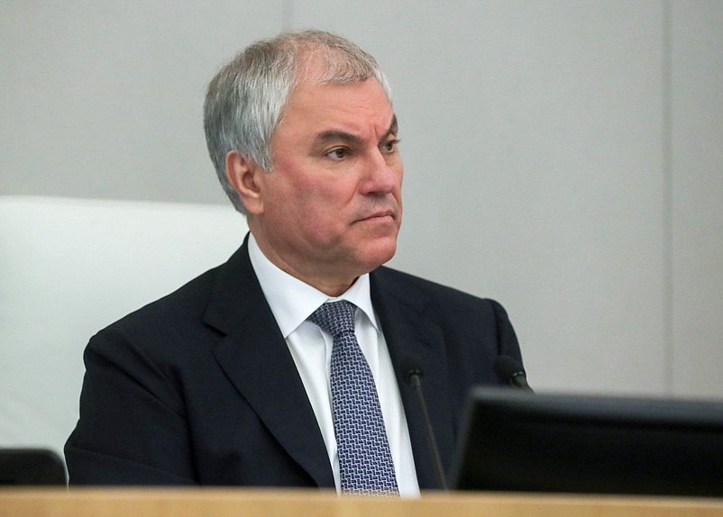 Председатель Государственной Думы Вячеслав Володин